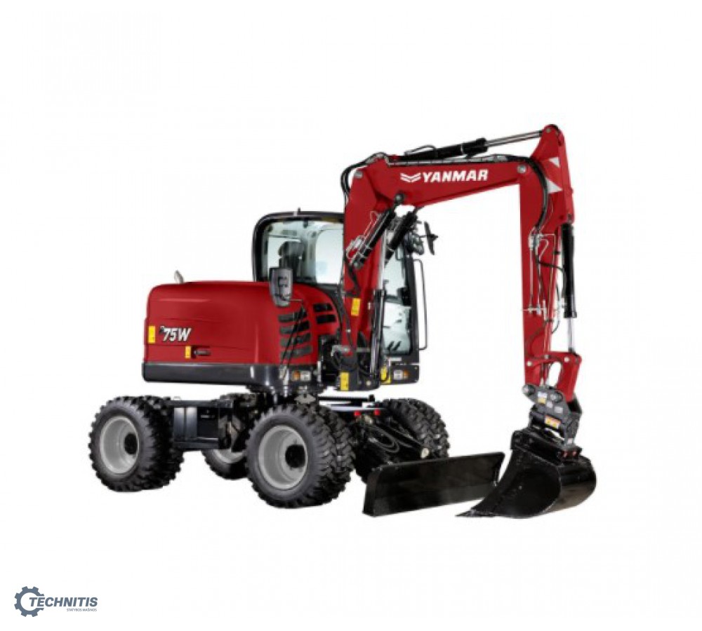 Yanmar B75W ratinis ekskavatorius